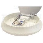 Kép 3/5 - Műanyag búrás falon kívüli LED világítótest mozgásérzékelővel  100-240V,21W,1600lm,4000K,1-8m,10s-12m,IP54,D=400mm,EEI=F