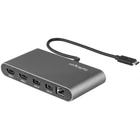 Kép 1/7 - StarTech.com TB3DKM2HDL dokkoló állomás és port replikátor Vezetékes Thunderbolt 3 Szürke