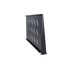 Kép 3/6 - Extralink SHELF 1U FOR WALL CABINETS 19\" 250MMX1U BLACK Rack polc