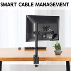 Kép 7/10 - Techly ICA-LCD 503BK2 Forgatható Asztali Tartó 13-27" LCD Monitorokhoz, 8kg