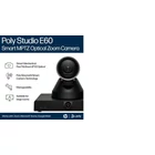 Kép 8/9 - HP Poly Studio E60 Smart Camera 4K MPTZ with 12x Optical Zoom