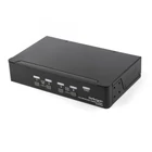 Kép 1/5 - StarTech.com SV431DPUA2 KVM kapcsoló Keretállvány Fekete