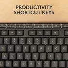 Kép 6/10 - Logitech 920-012065 billentyűzet Egér mellékelve Irodai Bluetooth QWERTZ Német Grafit