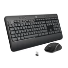 Kép 1/10 - Logitech 920-008685 billentyűzet Egér mellékelve Univerzális Vezeték nélküli RF QWERTY Nemzetközi amerikai Fekete