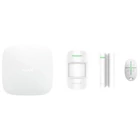 Kép 1/2 - Ajax Systems 38168.56.WH1 Vezeték nélküli riasztórendszer StarterKit készlet (Hub + PIR mozgásérzékelő + mágneses érzékelő + távirányító) fehér
