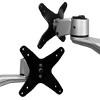 Kép 8/10 - StarTech.com ARMDUAL30 asztali TV konzol 76,2 cm (30") Fekete, Ezüst