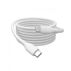 Kép 5/5 - Szilikon USB-C to Lightning tápkábel, USB 2.0 60W, MFI, 2 m, fehér