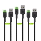 Kép 2/3 - Green Cell KABGCSET03 USB kábel 2 M USB A USB C Fekete