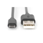 Kép 2/2 - Digitus DB-300127-010-S USB kábel USB 2.0 1 M USB A Micro-USB B 0,48 Gbit/s Fekete