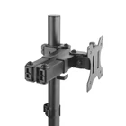 Kép 10/10 - Techly ICA-LCD 582-D Kétmonitoros állvány 13-32” LCD 8kg Asztali forgatható