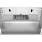 Kép 8/10 - 10" 6U falra szerelhető hálózati szekrény, SOHO PRO 325 x 315 x 300 mm, üvegajtó, szürke, szétszerelve, 30 kg