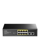 Kép 1/5 - Cudy FS1010P hálózati kapcsoló Fast Ethernet (10/100) Ethernet-áramellátás (PoE) támogatása Fekete