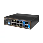 Kép 3/5 - BCS BCS-B-ISP08G-2SFP Ipari PoE Switch 8 Port DIN Sín 1Gbps