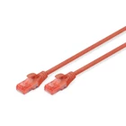 Kép 1/2 - Digitus DK-1617-0025/R hálózati kábel Vörös 0,25 M Cat6 U/UTP (UTP)