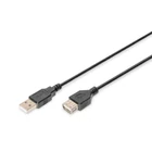 Kép 1/2 - Digitus AK-300200-030-S USB kábel USB 2.0 3 M USB A 0,48 Gbit/s Fekete