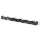 Kép 1/5 - Digitus DN-95412 áramelosztó egység (PDU) 7 AC kimenet(ek) 0U Fekete, Ezüst