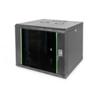Kép 1/8 - Digitus DN-19 09U-6/6-SW állvány 9U Falra szerelhető állvány Fekete
