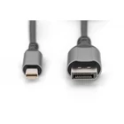 Kép 2/2 - Digitus DB-340106-020-S DisplayPort kábel 2 M Mini DisplayPort Fekete