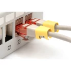 Kép 3/5 - Sárga színű klipsz RJ45 csatlakozóhoz, 100 db/csomag.
