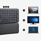 Kép 3/6 - Logitech ERGO K860 billentyűzet Irodai Bluetooth QWERTZ Svájc Grafit