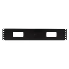 Kép 3/8 - Techly I-CASE CABLE-FR2 2U Kábel Szervező 19" Rack Szekrényekhez Fedéllel, Fekete