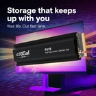 Kép 6/6 - Crucial CT1000P310SSD5 P310 1TB PCIe Gen4 NVMe 2280 M.2 SSD hűtőbordával