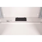 Kép 4/9 - 19" 12U falra szerelhető hálózati szekrény, SOHO PRO 595 x 540 x 400 mm, üvegajtó, szürke, összeszerelés nélkül, 60 kg