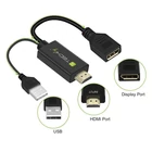 Kép 2/10 - Techly ICOC HDMI-DP12A USB-táplált HDMI a DisplayPort adapter 4K*30Hz M/F