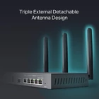 Kép 7/10 - TP-Link Omada ER706W vezetéknélküli router Gigabit Ethernet Kétsávos (2,4 GHz / 5 GHz) Fekete