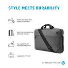 Kép 4/6 - HP notebook táska Prelude 15,6" szürke (1E7D7AA)