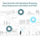 Kép 10/10 - TP-Link Omada EAP670 WLAN csatlakozási pont 5400 Mbit/s Fehér Ethernet-áramellátás (PoE) támogatása