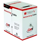 Kép 2/6 - Techly ITP-C6F-FL Cat6 F/UTP Kábel csavart érpár 305m 100% CU Szürke