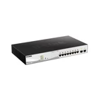 Kép 1/3 - D-Link DGS-1210-10MP hálózati kapcsoló Vezérelt L2/L3 Gigabit Ethernet (10/100/1000) Ethernet-áramellátás (PoE) támogatása Fekete