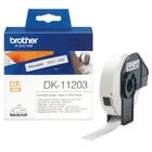 Kép 1/3 - Brother DK-11203 címkéző szalag Fehéren fekete