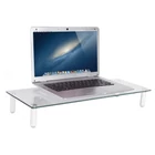 Kép 3/8 - Digitus DA-90358 asztali TV konzol 81,3 cm (32") Szabadon álló Átlátszó