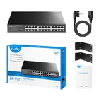 Kép 4/4 - Cudy GS1024 hálózati kapcsoló Gigabit Ethernet (10/100/1000) Fekete