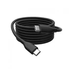 Kép 5/5 - Szilikon USB-C - USB-C tápkábel, USB 2.0 60W, 1 m, fekete