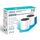 Kép 8/8 - TP-Link DECO X55 (2-Pack) Kétsávos (2,4 GHz / 5 GHz) Wi-Fi 6 (802.11ax) Fehér 3 Belső