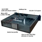 Kép 4/4 - Techly I-CASE IPC-240L computer case Rack Black