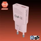 Kép 3/5 - Avax CH641P HÁLÓZATI TÖLTŐ, 30W, USB-C, USB-A, PINK