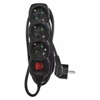 Kép 1/5 - Emos PC1321R HOSSZABBÍTÓ 1,5 M / 3 ALJZAT / KAPCSOLÓS / 1,5 MM2