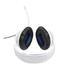 Kép 7/10 - JBL Quantum 100P Console (Vezetékes, gaming fejhallgató levehető mikrofonnal), Fehér/Kék