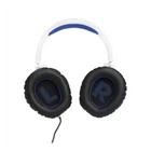 Kép 6/10 - JBL Quantum 100P Console (Vezetékes, gaming fejhallgató levehető mikrofonnal), Fehér/Kék