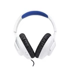 Kép 3/10 - JBL Quantum 100P Console (Vezetékes, gaming fejhallgató levehető mikrofonnal), Fehér/Kék