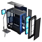 Kép 8/19 - MODECOM  HORIZON ARGB Flow MIDI USB 3.0 X 2 CYPE-C computer case