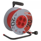 Kép 1/6 - Emos P09220 KÁBELDOB 20 M / 4 ALJZAT / PIROS / PVC / 230 V / 1 MM2