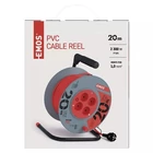 Kép 4/6 - Emos P09220 KÁBELDOB 20 M / 4 ALJZAT / PIROS / PVC / 230 V / 1 MM2