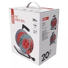 Kép 5/6 - Emos P09220 KÁBELDOB 20 M / 4 ALJZAT / PIROS / PVC / 230 V / 1 MM2