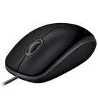 Kép 1/5 - LOGITECH Egér - B110 Vezetékes Optikai Silent, Fekete