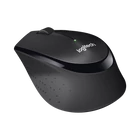 Kép 2/4 - LOGITECH Egér - B330 Vezeték Nélküli Optikai Silent Plus, Fekete